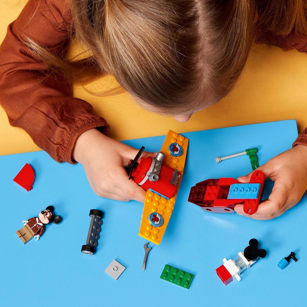 LEGO Mickey & Friends Mickey's Propeller Plane 10772, Toy, Building Blocks, Gift, Vehicle, Airplane, Boys and Girls, Ages 4 and Up