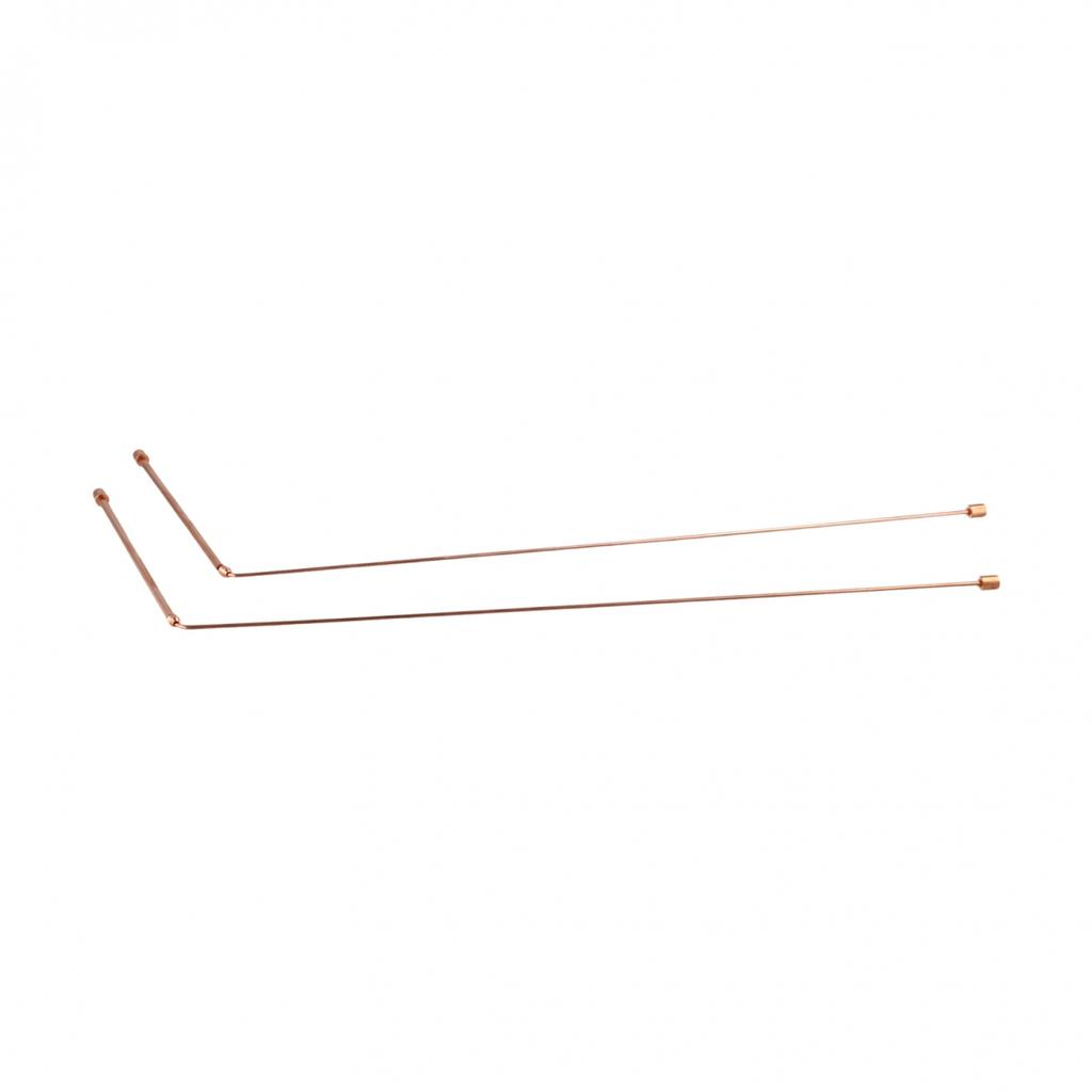 Set of 2 Copper Probes for Treasure and Water Exploration 99 9% Copper