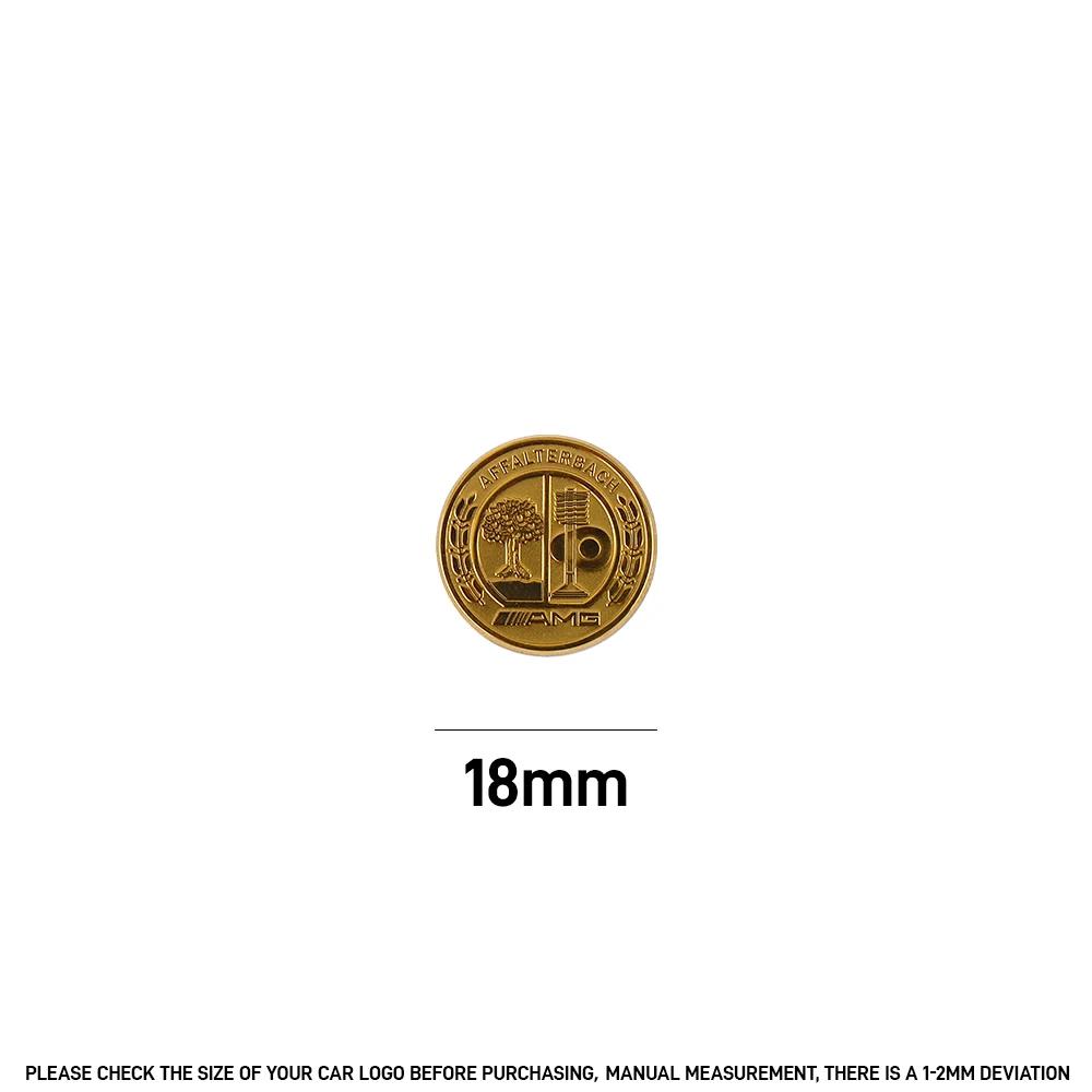 ETU4 For Benz AMG Car Steering Wheel Center Emblem Sticker Badge Decoration Cover for Mercedes Benz W204 W205 W211 Amg W212 W213 W218