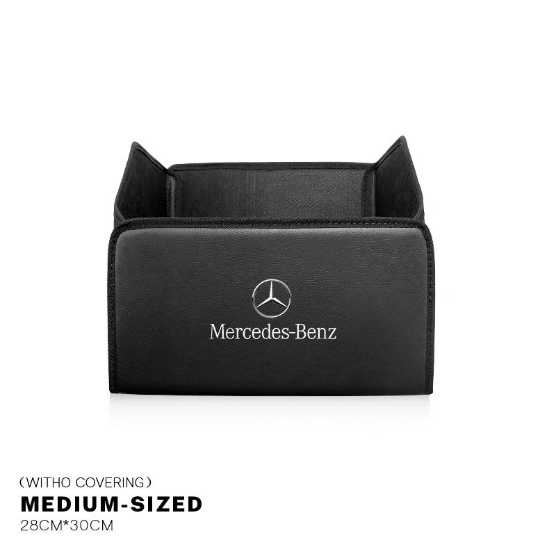 GLC GLB Foldable Car Trunk Organizer Box Storage Tidying Bag For Mercedes Benz AMG W168 W206 W220 W205 W211 W212 W201 W210 W203