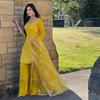 Party Wear Designer Top Sharara Dupatta Set Indian Women Bollywood Salwar Suit Dress