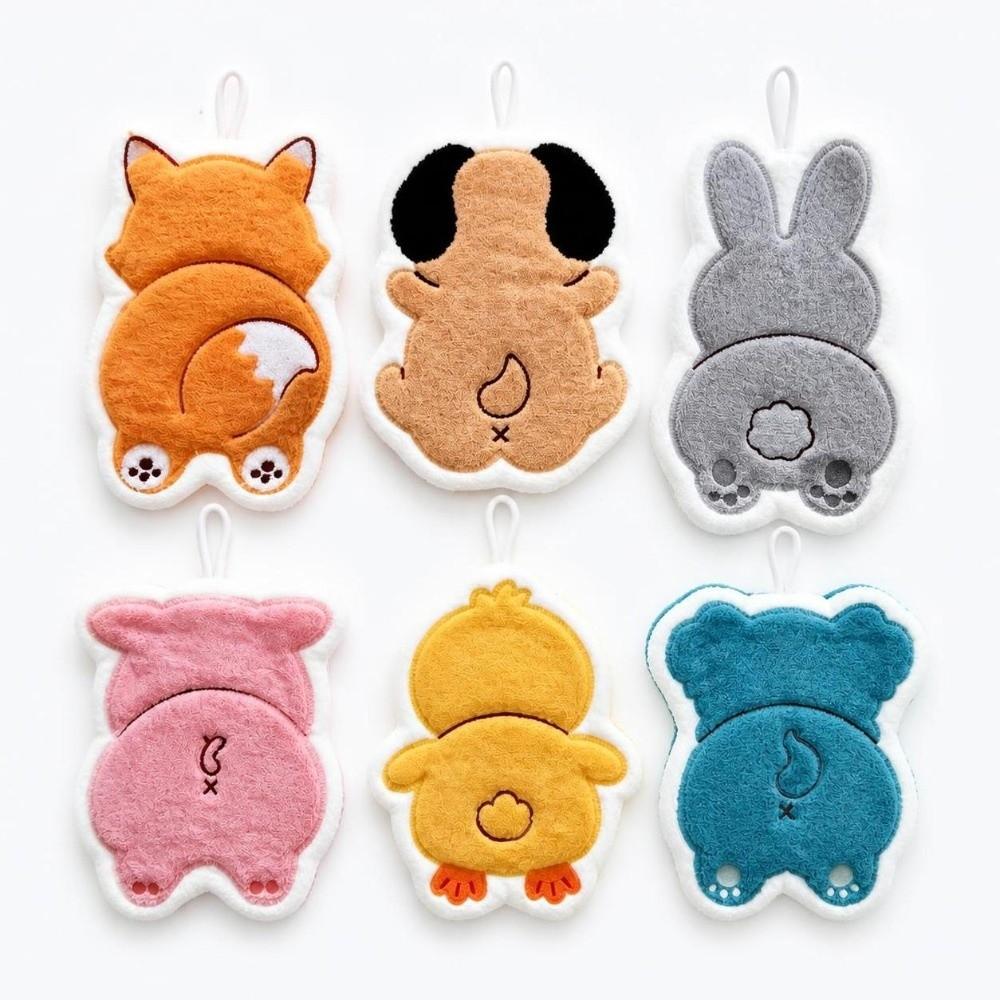 Animal Back Kitchen Tools Soft Hanging Towel Cute Tableware Cleaning Towel Household
