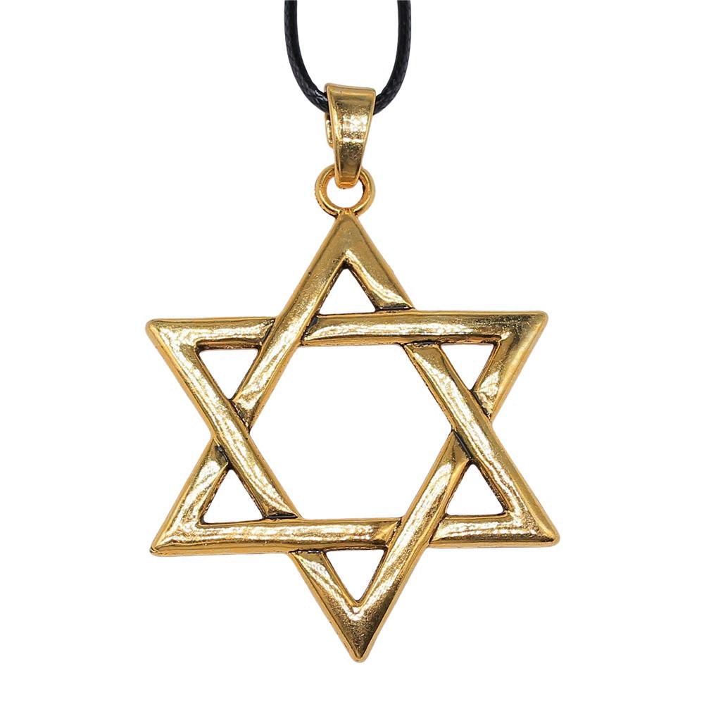 Triquetra Celtic Knot Pendant Necklace Wiccan Occult Protection Jewelry With 45cm Leather Chain