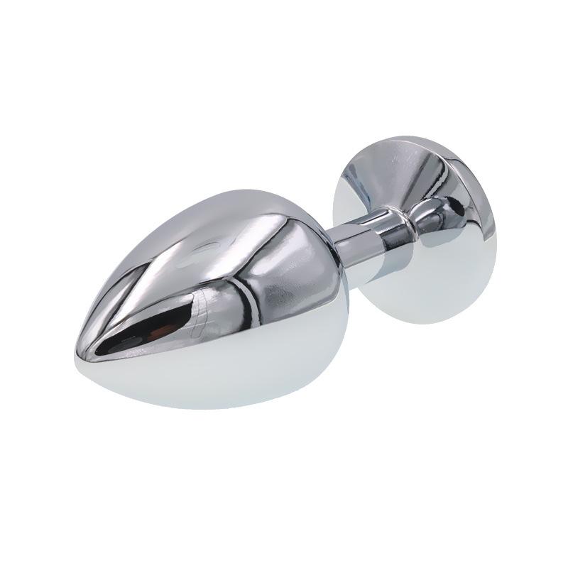 Large Metal Butt Plug Back Court Sex Toys Anal Dilatation Device Sex Tools Adult Toys Butt Plug Imitation Dust Bag Packaging