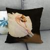 Elegant And Charismatic Dancer Series Digital Printing Short Plush Pillow Covers For Car Sofa Office Cushion Cover Home Goods