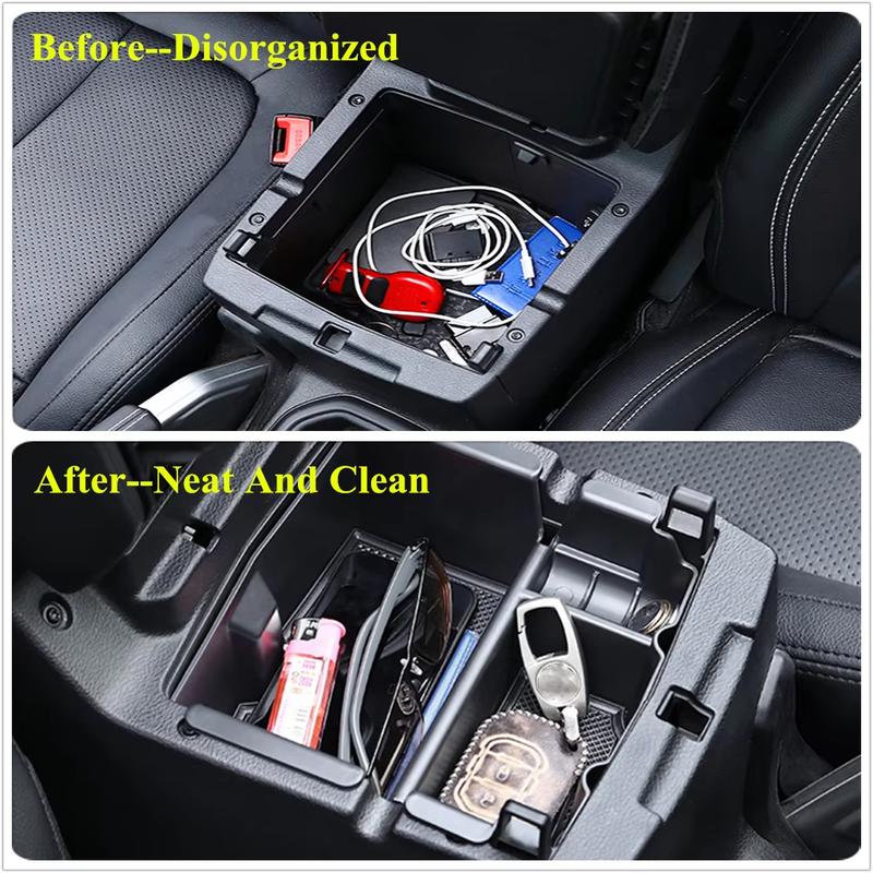 Center Console Armrest Box Organizer Tray Passenger Handle Storage for Jeep Wrangler JL 4XE Gladiator JT 2024-2026 Accessories