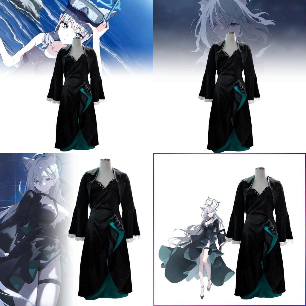 Elegantes 2024 Dark Style Cosplay-Outfit Für Rollenspiele Mit Ausgestelltem Rock