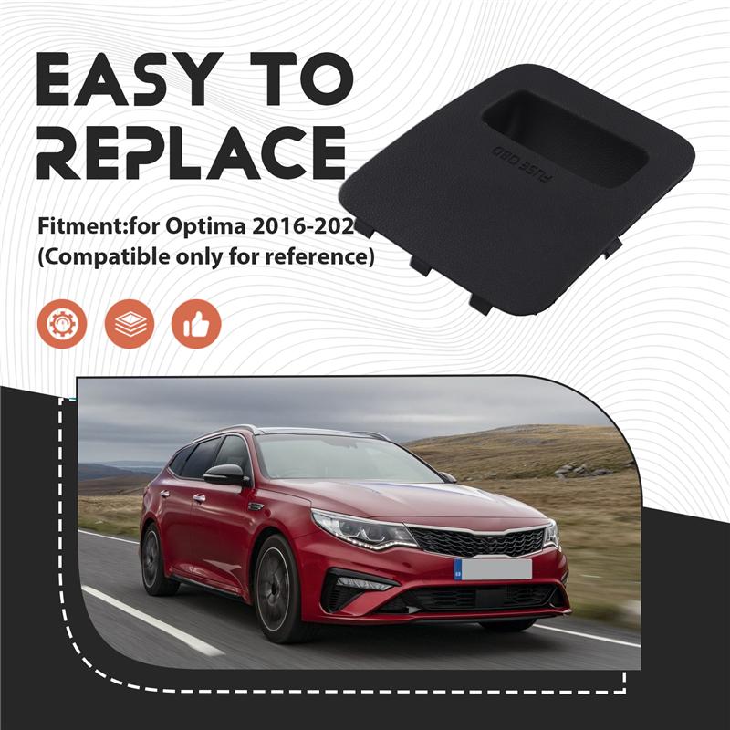 WO-84756-D5000WK Car Interior Fuse Box Cover For Kia Optima 2016- чёрный