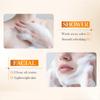 Sadoer Honey Milk Moisturizing Bubbling Soap Skin Whitening Facial Soap Deep Cleansing Body Face Wash Foam Solid Facial Cleanser
