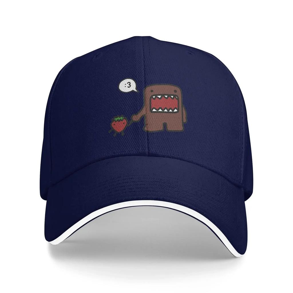 Summer Casual Baseball Cap Domo Kun Running Hippie Hip Hop Hats For Unisex Women Sun Visor  Fitted Retro Snapback Cap