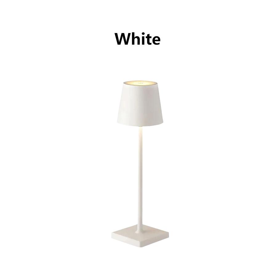 

LED Table Lamp USB Rechargeable Desk Lamp Touch Sensor Bedroom Bedside Lamps Wireless Office Study Reading Light Bar Room Decor белый