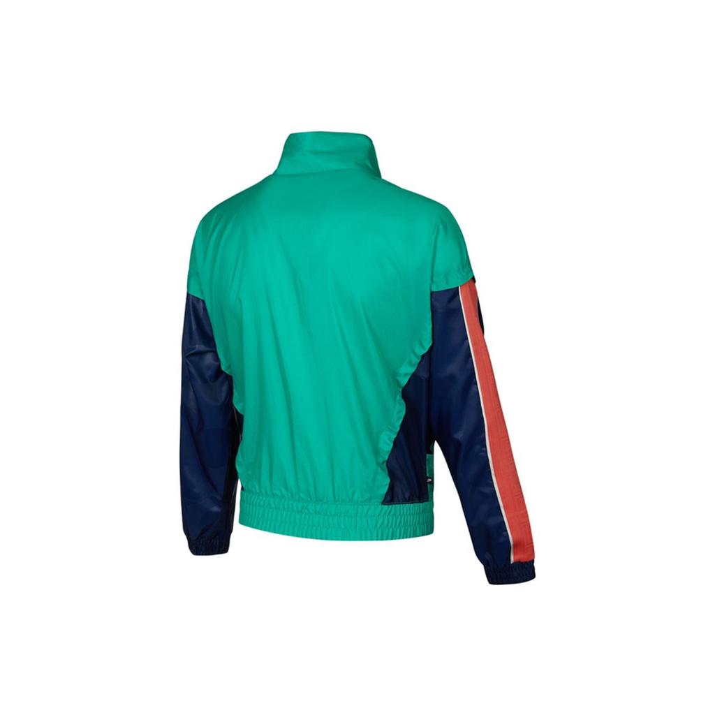 Nike Giannis Leichte Patchwork Sportlich Lässige Webjacke mit Stehkragen Herren Jacken Smaragd DA5670-372