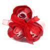 6x Soap Flowers Heart Box Red Roses 3-Pack