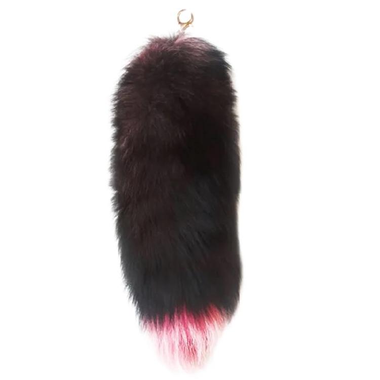 Plush Tail Charm Key Holder Keyring Pendant Decorations Purse Bag Charm