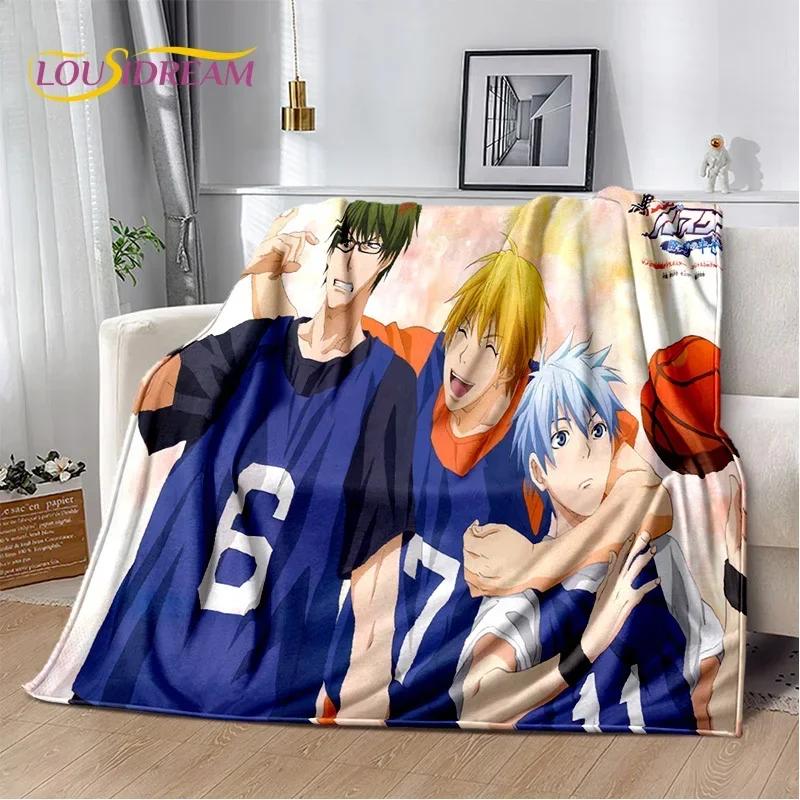 Animacinis Kuroko krepšinio anime pledas, minkštas apklotas namams, miegamajam, lovai, sofai, iškylai, kelionėms, biurui, vaikams