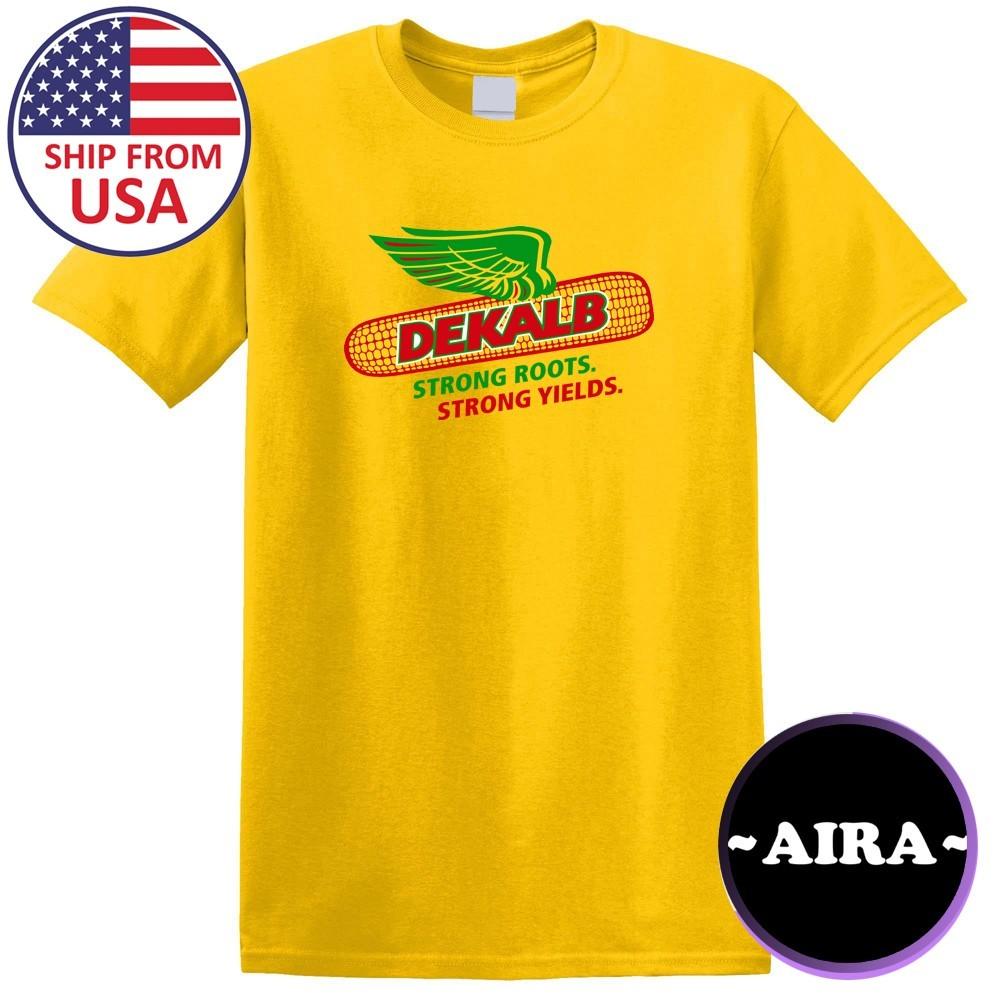 Dekalb Corn Seed Farm Men s Yellow Size S-5XL XL