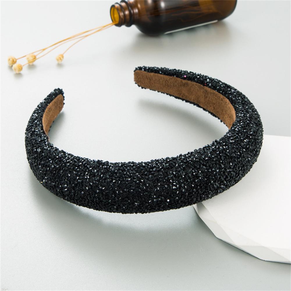 Luxury Crystal Wide Headbands For Women Girls Fashion Hairbands Elastic Hair Hoop Wash Face Hair Bands Female Hair Accessories