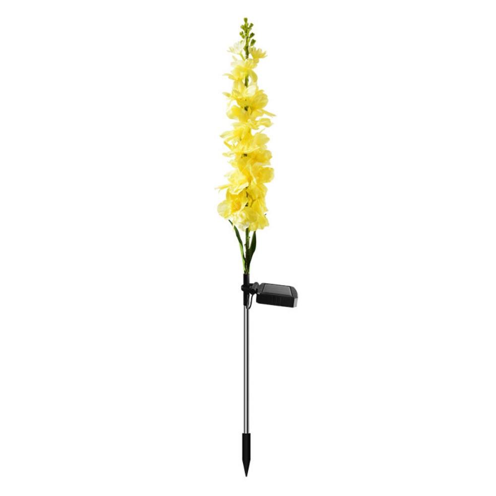 Creative Garden Floor Lamp Realistic Landscape Lawn Lamp Solar Wisteria Flower Lamp  House