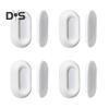 4 Pairs Magnetic Remote Control Holder Easy To Install Self-Adhesive Wall Mount Remote Control Organizer
