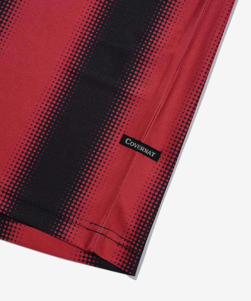 COVERNAT Football Jersey T-Shirt Red
