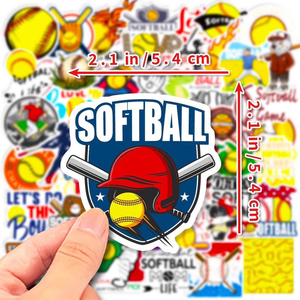 Baseball Softball Pro Baseball Koshien Hard Ball Soft Ball Sticker (50 BPB)