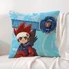 Hot Anime B-Beyblade Cushion Cover Summer Coolness Linen Fabric Double-Sided Printing Pillow Case Sofa Home Decor Gift