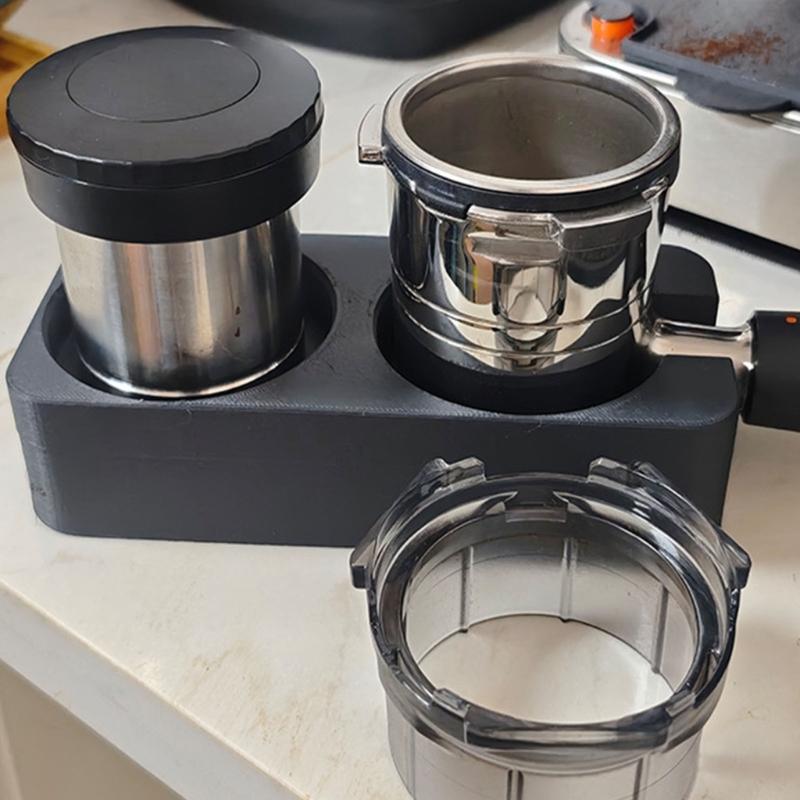 Stable Espressos Tamping Station Universal Fit For Coffee Handle Sustainable Materials Coffee Distributor Base