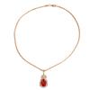 Fashion Women Water Drops Coloured Water Drill Necklace Earrings Ring Set Shining Bride Jewelry