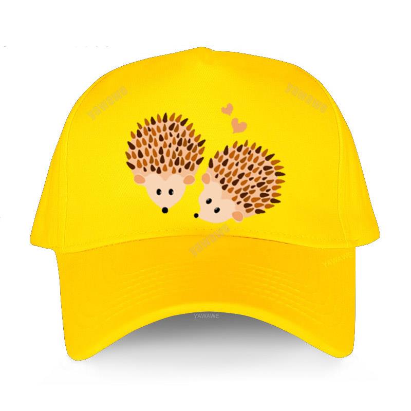 Black Hip Hop Baseball Caps For Boys Sunhat Cartoon Hedgehogs In Love Women Hat Outdoor Men Adustable Glof Cap Sport Bonnet