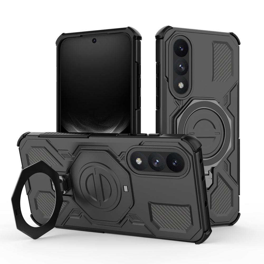 Vier-Ecken Airbag Drehbarer Metall Magnetischer Ring Halter Hülle Für OnePlus Nord 5 4 ce5 One Plus 13s 13T 13R 13 Ace 5 Pro Abdeckung