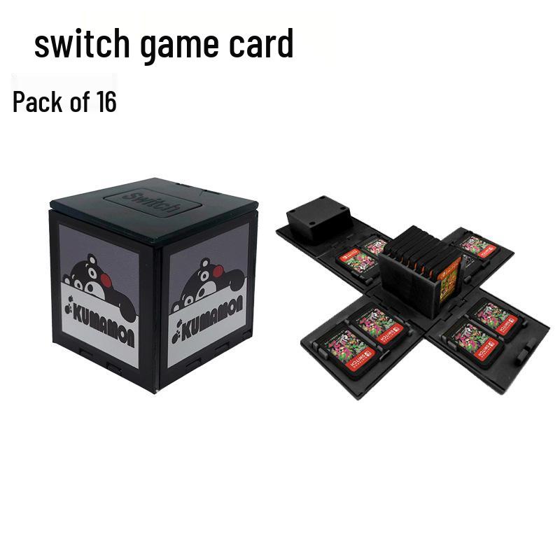 Switch OLED Console Game Card Storage Case - Large Capacity Folding Cartridge Holder
