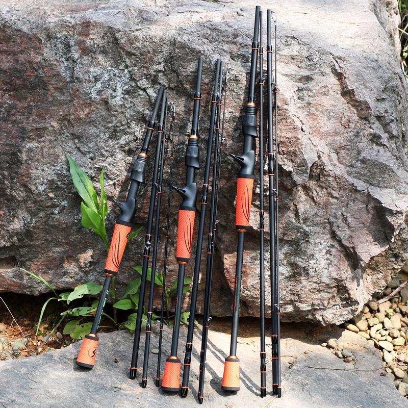 Fishing Rod Carbon Fiber  1.8m/2.1m Casting Fishing Rod  for Carp Fishing Tools Travel Fishing Rod
