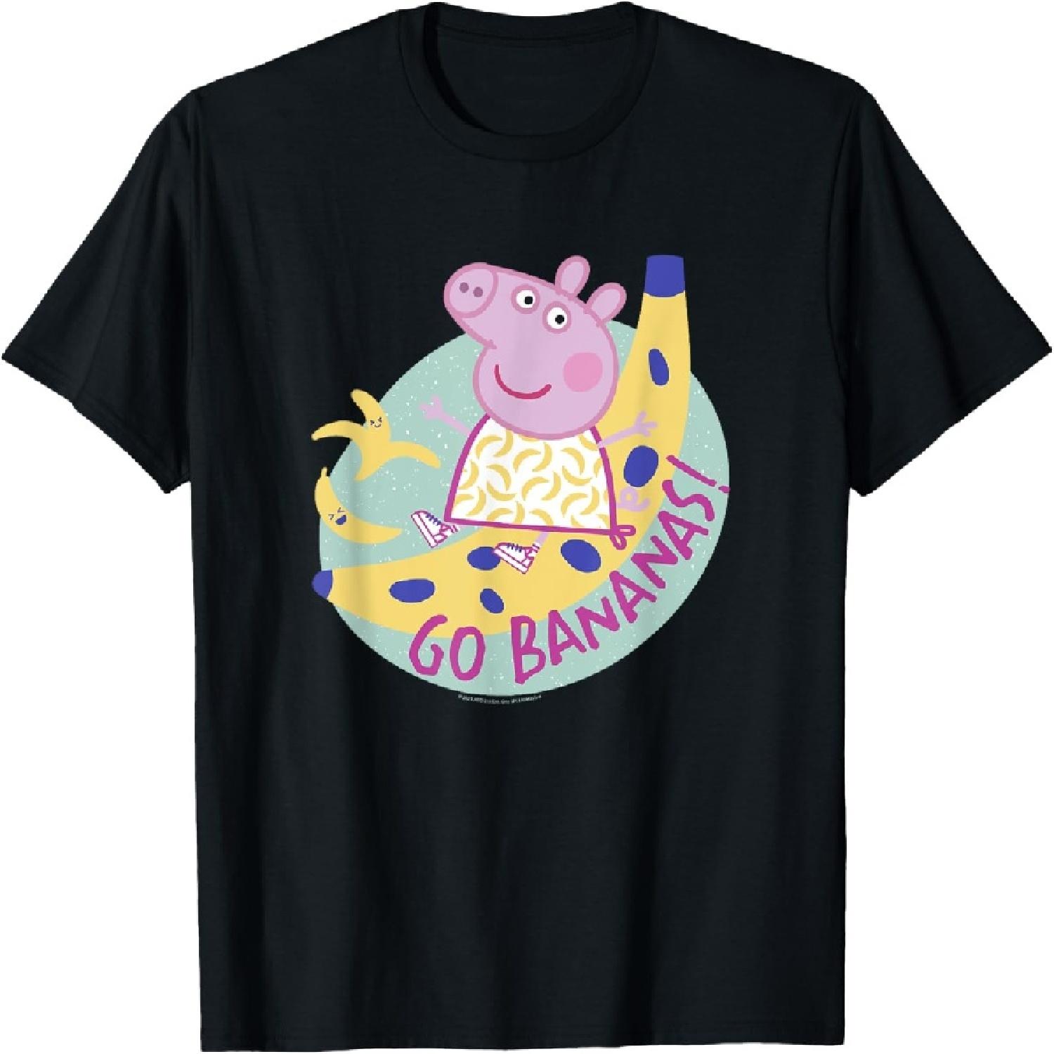 Свинка Пеппа: Сошли с ума! Смешная футболка с портретом фрукта XXXXXL разноцветный