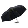 Mabu Saliekams Izturīgs Mini EVO GOUU UV Lietussargs vai Viegls Vīriešu/Unisex Lietussargs, 60cm, 7 gab. komplekts, Noir, SMV-42481, Aizsardzība, Spīdums, Stilīgs,