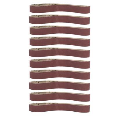 10pcs Alumina Abrasive Belt Sanding Band Grinding Polishing Sandpaper Straps 533*30 (1000 Grit)