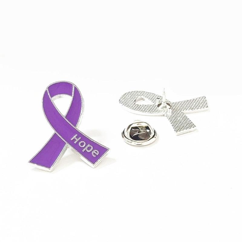 Stylish Hope Letter Ribbon Brooch Versatile Ribbon Pin Gift for Everyday Wear and Gift Giving In Sturdy Alloy Design