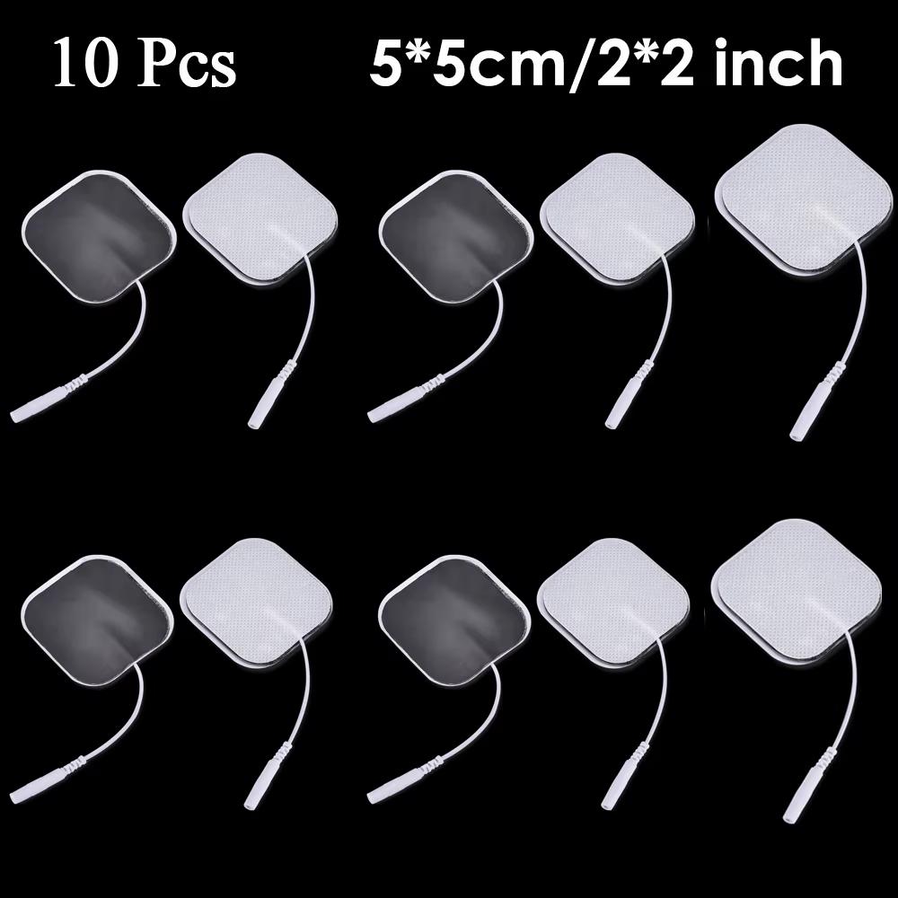 5x5cm/4x4cm Self Adhesive Non-woven Fabric Electrodes Pads Replacement Patch for Eletric Muscle Stimulator Tens Digital Massager