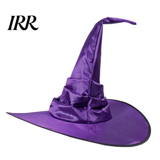 Halloween Party Accessory Witch Wizard Hat, Adult Kids Cosplay Cone Hat with Spider Pointed Web Star Decor, Gothic Costume Prop, Trick or Treat for