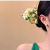 Bohemian Flowers Hair Claw Side Clip Artificial Floral Hair Clip  Photography Props