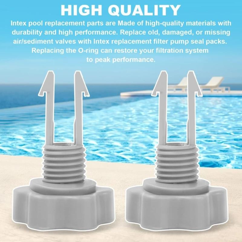 PVC Filter Pump Repair Set Pool Pump Seals Replacement Filter Housing Rings Pump Maintenance Set for Flow Capacity