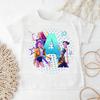 K-pop Demon Hunter Children's Cotton T-shirt for Girls - Sports Shirt - 2026 New Summer Short-Sleeved Casual Top - A-Z Letters