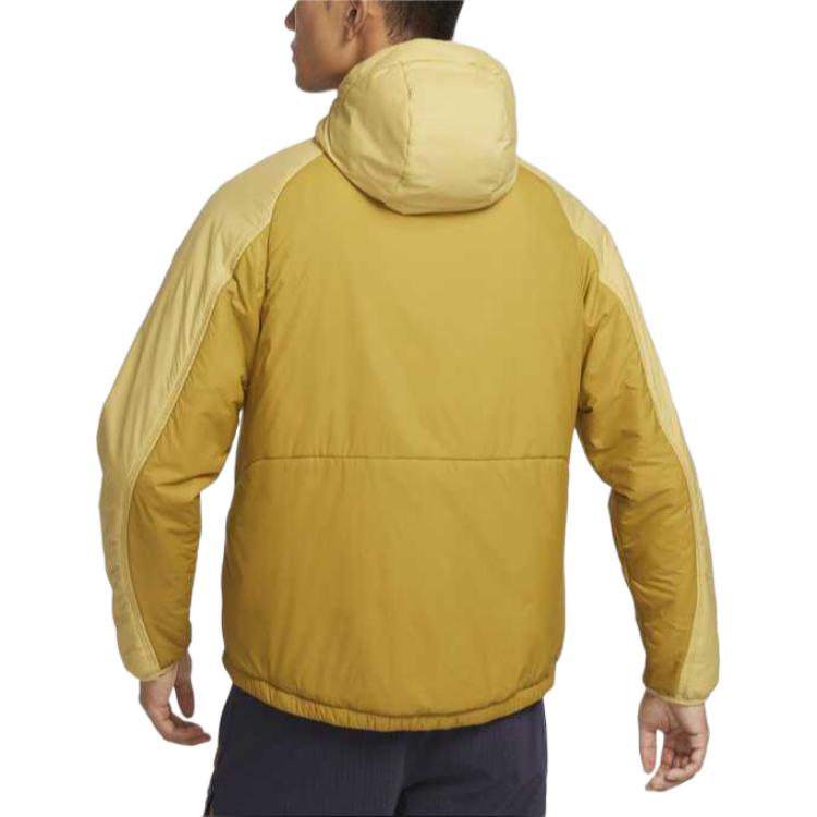 Nike Therma-Fit Primaloft Fashion Versatile Casual Jacket Men Jacket Copper Infinite-Gold Black FZ0004716