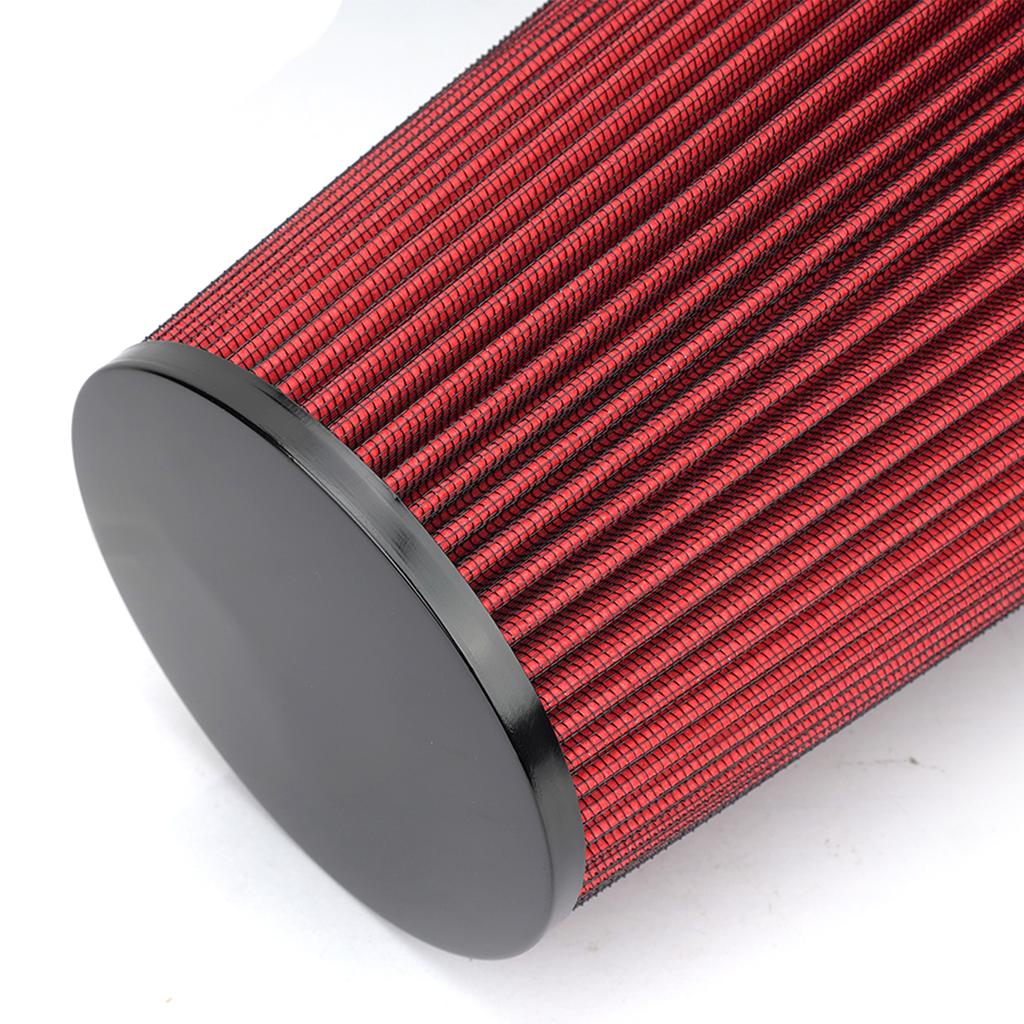 Universal High Flow Cone Air Filter 150mm 6inch for Cold Intake Pipe Racing Car Engine Air Inlet Washable Cold Air Intake Filter