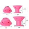 10/20PCS Pink Soft Silicone Magic Hair Care Rollers No Heat Hair Curler DIY Curling Styling Tool for Beautiful Curls