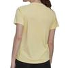 Adidas Run It Tee Round Neck Quick-Dry Comfortable Solid Color Short Sleeve Regular T-Shirt Women Tops Yellow HL1457