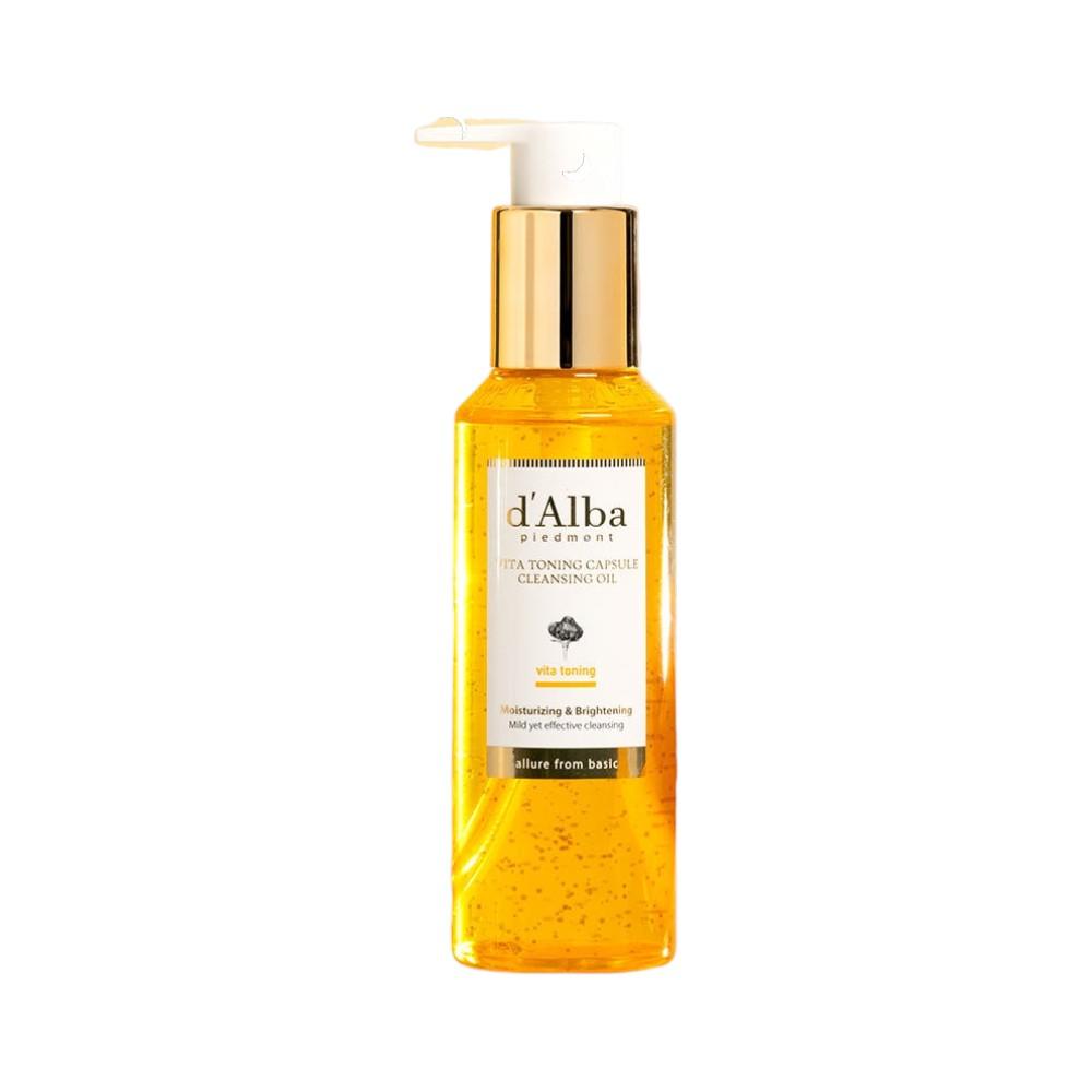 d'Alba Vita Toning Capsule Cleansing Oil Deep Cleansing & Brightening 150ml Korean Cleanser Makeup Remover
