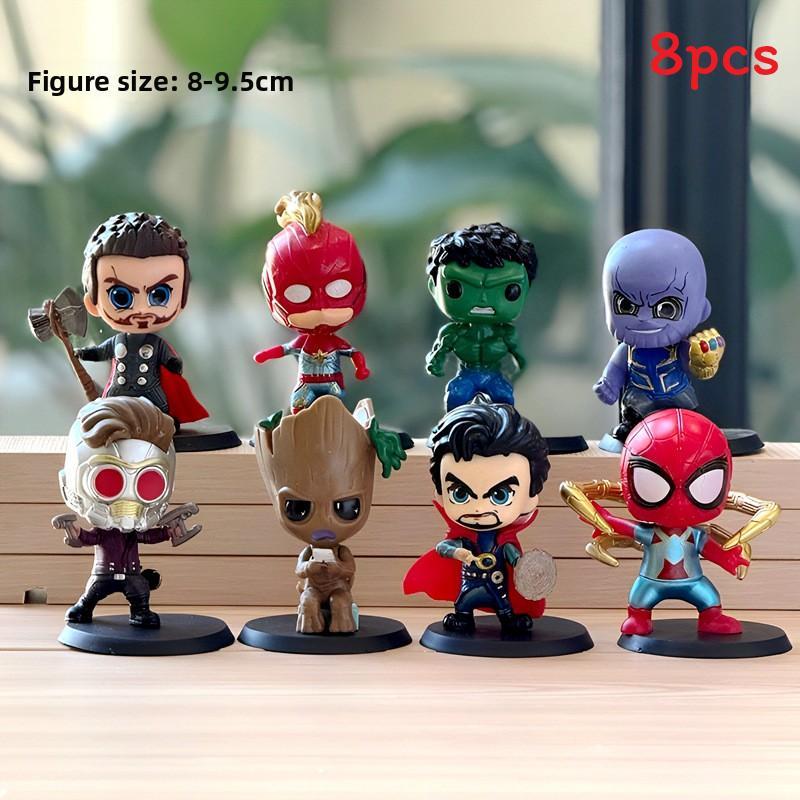 Marvel The Avengers Superhero Pvc Statues With Display Box For Kids And Fans