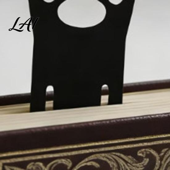 Cute Cat Bookmark Paw Bookmark 3D Printed One-Piece Mold Elastic Stable Book Page Holder Hold Hollow Clip for Reading Accessory
