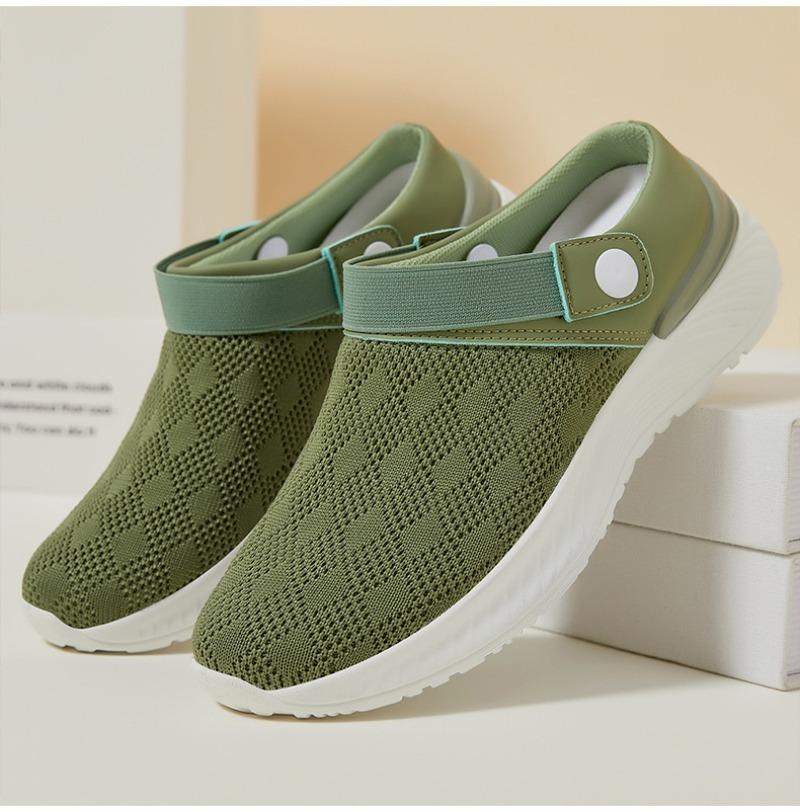 Fashion Shoes for Women in The Summer of 2025,one Step on,breathable Flat Slippers,fashion Casual Shoes Mesh Slippers Sandalias De Mujer
