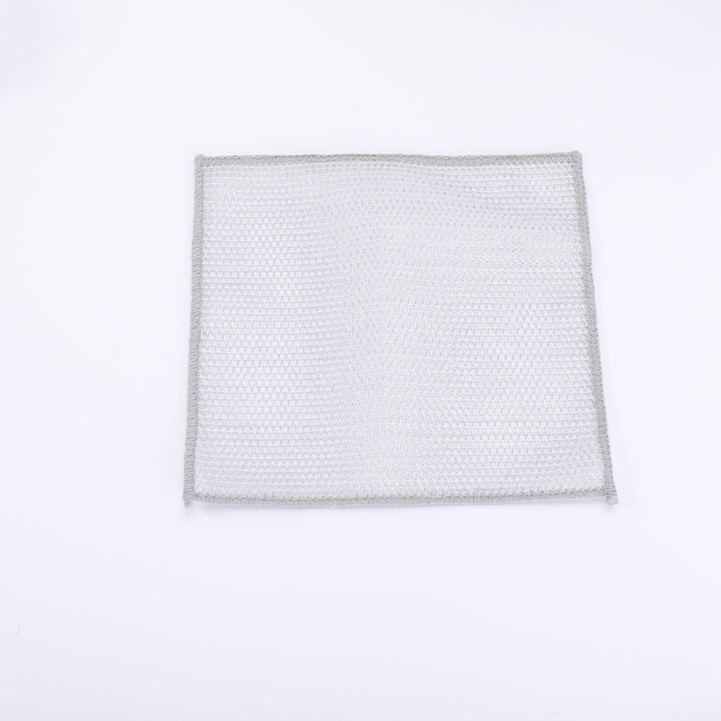 Non-Stick Silver Wire Steel Wool Scouring Pad - Double-Sided Dishcloth Substitute